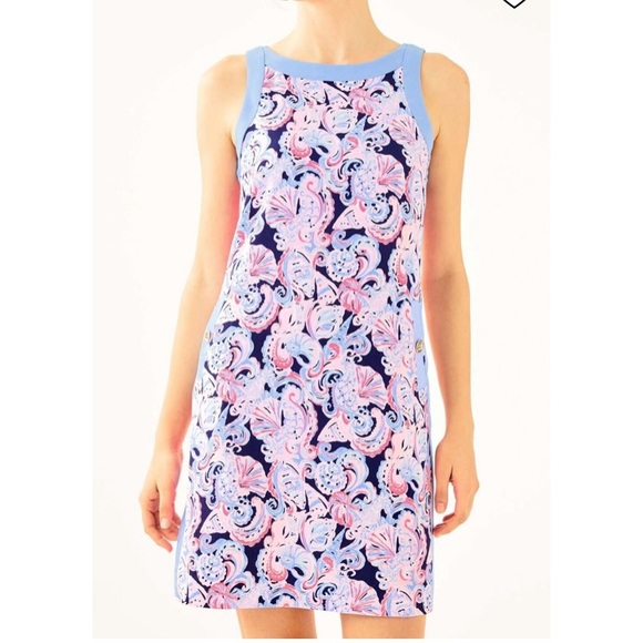 Lilly Pulitzer Angie Stretch Shift Dress - Picture 8 of 11